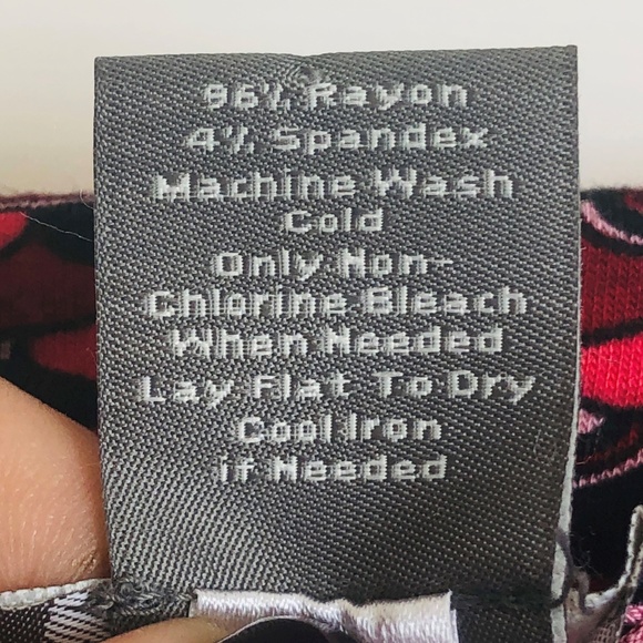 Ann Taylor Red and Black Sleeveless Blouse S - Picture 4 of 7